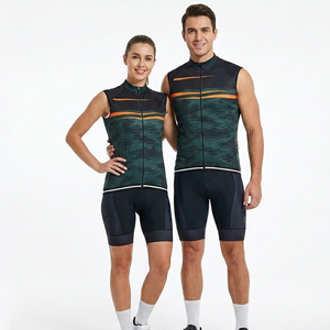 Custom OEM Printed <b>Cycling</b> Vest Wholesale Sleeveless Racing Vest High-Performance Moisture Wicking Sportswear - Product Image 1