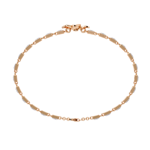 Bracelet sculpté floral pour femme – Diamant de laboratoire VVS DEF CVD solitaire en forme de fleur à quatre pétales en or massif 9K 10K 14K 18K - Product Image 2