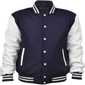 Customizable Varsity Jackets Embroidered Casual College Reversible Winter Zipper OEM Service - Product Image 4