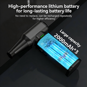 Mini Soplador de Aire Recargable Inalámbrico con Múltiples Boquillas, Limpiador de Polvo Eléctrico Portátil para el Hogar y la Computadora - Product Image 2