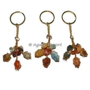 Wholesale <b>Crystal</b> Grapes Stone Keychain | Browse Semiprecious Stone Keychains - Product Image 6