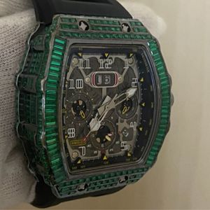 Reloj de Alta Calidad Personalizado con Diamantes Cultivados en Laboratorio, Estilo Hip Hop, Regalo para Hombre - Product Image 5