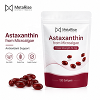Astaxanthine 12mg 120 gélules molles Marque Blanche OEM – Complément Alimentaire Antioxydant pour l'Énergie – Une Gélule par Jour