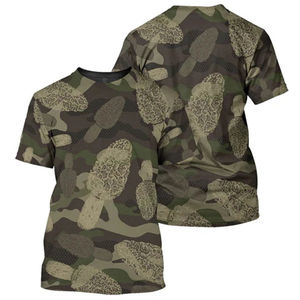 T-shirt pour homme à imprimé camouflage animal 3D, décontracté, manches longues, col rond, camouflage, automne, streetwear, t-shirts amples pour l'extérieur - Product Image 4
