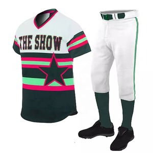 Ensemble de vêtements de sport et uniforme de baseball pour adultes, style très demandé, haute qualité, prix de gros, uniforme de baseball pour hommes - Product Image 1