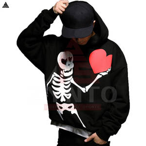 Sudadera con Capucha de Algodón 100% para Hombre, Calidad Superior, Diseño Clásico con Estampado, Personalizable, Otoño - Product Image 5