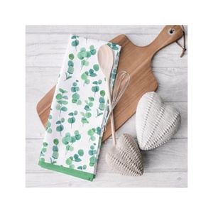 White & Red Embroidered <b>Turkish</b> Tile 100% Organic Cotton Eco-Friendly Golf & Kitchen Cleaning <b>Towels</b> Hot Sale Absorbent Cloth - Product Image 4