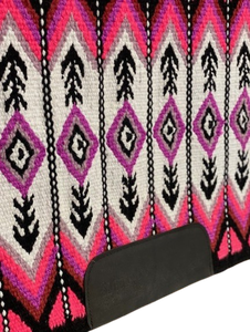 Manta de lana hecha a mano para equitación western, almohadilla para silla de montar para caballos de rancho, aventuras en senderos, espectáculos ecuestres y entrenamiento. - Product Image 2