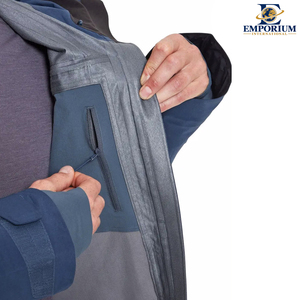 Produit phare, fournisseur fiable, style le plus récent, veste imperméable pour homme, à capuche, légère, pour la randonnée en plein air, 4 poches - Product Image 4