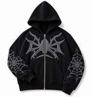 Fabricant de vêtements OEM – Ensemble 2 pièces respirant avec logo personnalisé, sweat à capuche zippé et pantalon de jogging, 100 % coton uni, collection automne