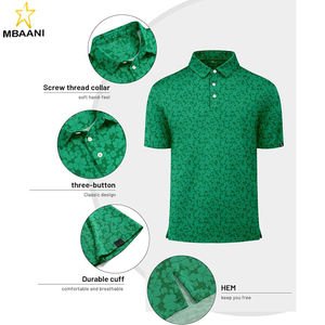 Camisetas Polo Estampadas para Hombre, Manga Corta, Absorbentes de Humedad, para Golf, Tenis, Uso Diario, Camiseta Casual con Cuello - Product Image 4