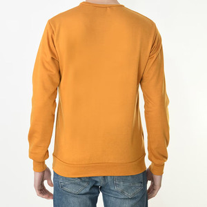 Sweat-shirts en molleton de coton de haute qualité, couleur unie, décontractés, col rond, manches longues, pour hommes - Product Image 6