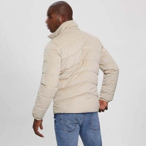 Blouson d'hiver pour homme de haute qualité, en toile légère, avec col montant, logo sur le devant, vente en gros OEM - Product Image 6