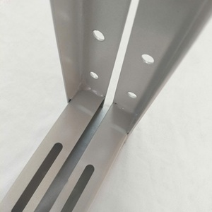 Supports d'étagères muraux en acier triangulaires PHUOC HUNG EKE1HP, couleur noir et blanc standard, revêtement en poudre, robustes et résistants - Product Image 3