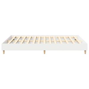Cadre de lit en bois d'ingénierie blanc, 2 pièces, 59,84 x 79,92 pouces, lits en bois durables - Product Image 6