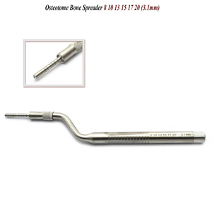 Kit d'instruments pour pont osseux 5 pièces réutilisables en acier inoxydable manuel, Osteotomes d'élargissement osseux dentaires, Osteotomes à sinus lifté décalés pour implants CE - Product Image 4