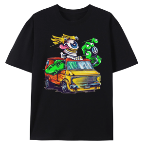 T-shirts en gros pour usage décontracté, vêtements d'équipe, t-shirts à col rond à manches courtes avec logo imprimé sur le devant pour hommes, en tissu coton - Product Image 1