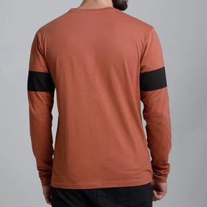 T-shirts à manches longues pour hommes 100% coton, hauts classiques de haute qualité, écologiques, séchage rapide, imprimés pour le printemps - Product Image 3