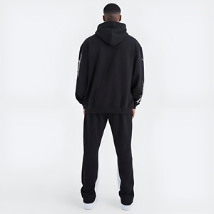 Ensemble de survêtement polaire pour hommes : sweat à capuche et pantalon de jogging, style streetwear décontracté, coupe ample, idéal pour l'hiver, personnalisable avec logo, vente en gros, OEM, en vrac - Product Image 2