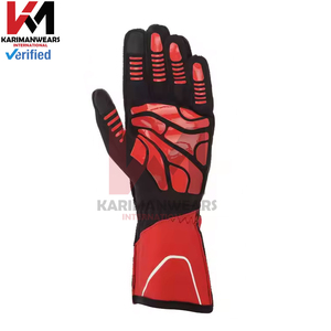 Ergonomic Kart Racing <b>Gloves</b> High <b>Grip</b> Silicone Palm Go-Kart Gear Breathable Mesh Racing Mittens Professional Quality - Product Image 1