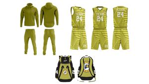 Hot <b>Sale</b> Custom Full Team Basketball Wear Set Breathable with Sublimation Printed <b>Bag</b> & Tracksuit - Product Image 6