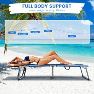 Chaise Lounge Chair plegable con orificio facial para uso en la playa 193 Comentarios Artículo No 75982364 - Product Image 2