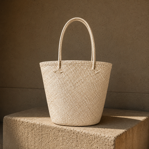 Eco-friendly Fashion <b>Straw</b> Tote <b>Bag</b> Solid Color Bohemian Style Open Top Custom Design Daily Travel Beach Women's Summer Handbag - Product Image 1