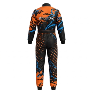 Combinaison de course de karting haut de gamme |   Uniforme de pilote de karting personnalisé, impression par sublimation, polyester ignifuge, auto-moto - Product Image 6