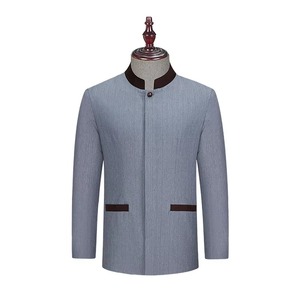 Uniforme de personnel d'hôtel à carreaux en polyester/coton à manches longues pour l'automne et l'hiver, unisexe, YSMARKET - Product Image 3