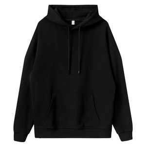 Sweat-shirt à capuche unisexe en polyester de qualité supérieure, coupe ample, écologique, avec logo personnalisé en tissu tissé pour le printemps – Vente en gros - Product Image 6