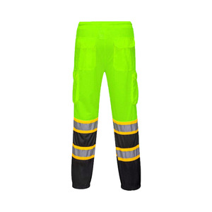 Camisetas de Seguridad Impermeables y Transpirables de Alta Visibilidad Personalizadas OEM para Hombre - Estilo Hip Hop de Corte Largo - Product Image 4