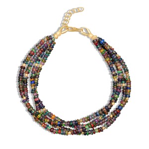 <b>BRACELET</b> - 4 STRAND OPAL <b>BEADED</b> Smooth for Jewelry Making Loose Beads <b>bracelet</b> export at wholesale price - Product Image 1