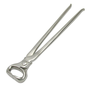 Pince à sabots professionnelle de 14 pouces en acier inoxydable poli, légère et de haute qualité, pour fermeurs - Product Image 4