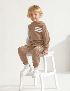 Conjunto de Dos Piezas para Niños, Camiseta con Estampado Gráfico y Pantalones Cortos, Ropa Casual de Calle para Niños y Niñas, Estilo Vintage - Product Image 3