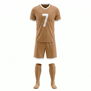 Uniformes de Fútbol Personalizados de Nuevo Diseño para Adultos, Conjuntos de Uniformes de Fútbol Sublimados Transpirables de Secado Rápido, Servicio OEM - Product Image 1