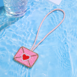 Breloques de sac brodées de perles de rocaille, style créateur, design personnalisé, avec perles - Product Image 6