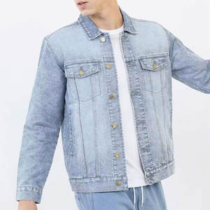 Veste en jean pour homme coupe-vent et réfléchissante, vêtements par sublimation, fabrication sur mesure au Pakistan, veste en jean pour homme - Product Image 3