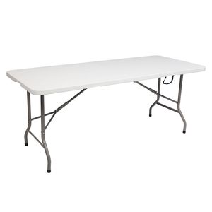 Tavolo Pieghevole Portatile 6FT Convertibile in Plastica Resistente per Interni/Esterni, Picnic, Feste, Campeggio, Palestra - Product Image 3