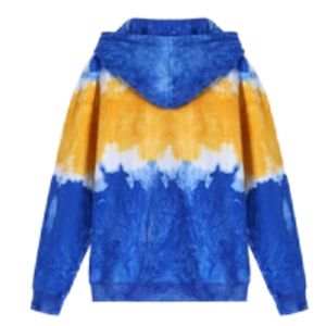 Sigma Gamma Rho <b>Tie</b> <b>Dye</b> <b>Hoodie</b> SGRho Blue Gold Premium Greek Apparel Stylish Sorority Sweatshirt - Product Image 6
