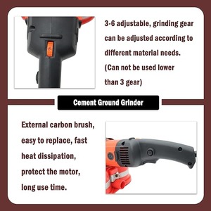 Lijadora de Pared y Piso Portátil de Tres Cabezas, 220V 2800W, Máquina para Pulir Pisos, Disco de Pulir Triangular, Barra Telescópica Alargada - Product Image 6