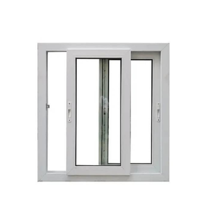 Ventana Corredera Moderna de Aluminio con Apertura Horizontal, Diseño Contemporáneo, Marco Blanco para Casa, Oficina, Cocina, Hospital - Product Image 1