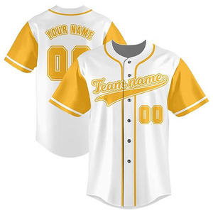 Ropa de béisbol personalizada al por mayor para marcas de ropa urbana con estilo retro de camisetas de béisbol. - Product Image 5