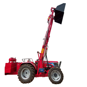 Ashok Metal Works Non-Telescopic Husk Loader for New Holland Tractor 2000kg Agricultural <b>Machinery</b> Hydraulic System Superior - Product Image 1