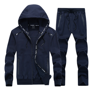 Ensemble de survêtement pour homme, rouge, à capuche, design 2 en 1, sweat-shirt à fermeture éclair à manches longues, poches latérales légères, vêtements décontractés sportifs, séchage rapide - Product Image 3