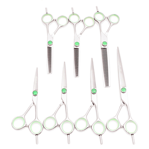 Tijeras de Entresacar para Barbería, Tijeras Profesionales de Peluquería para Cortar Cabello, Tijeras de Salón de Acero Inoxidable - Product Image 3