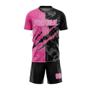 Competitively Priced Breathable 100% Polyester Soccer Jerseys Team Uniforms Sublimation Soccer Uniform Made in Pakistan - Product Image 2