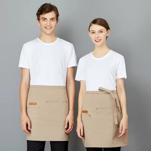 Custom Logo Restaurant <b>Apron</b> Chef <b>Apron</b> <b>Kitchen</b> Work <b>Apron</b> Premium Cotton Canvas OEM Wholesale Factory - Product Image 4