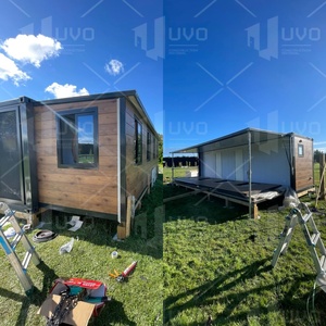 Casa Contenedor Expandible <span class=keywords><strong>de</strong></span> 20 pies, Hogar Modular Prefabricado, Vivienda Auxiliar Australiana para Jardín con Baño y <span class=keywords><strong>Cocina</strong></span>, Fácil Instalación - Product Image 2