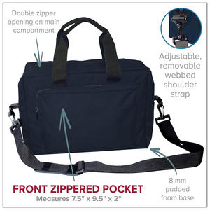 Bolsa de Viaje Médica Impermeable de Oxford, Maletín Clínico de Gran Capacidad con Asas Reforzadas para Recorridos Diarios - Product Image 4