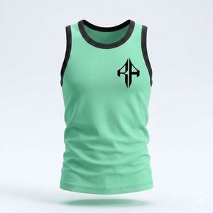 Nouveau style décontracté de qualité supérieure, design personnalisé, matériau imprimé, 100% coton, débardeur pour homme par RIVIAN ATLANTIC - Product Image 3